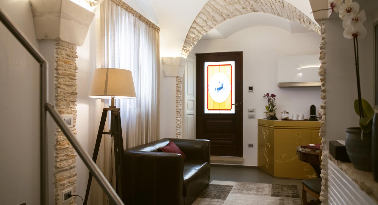 Ingresso Suite San Martino con centro benessere