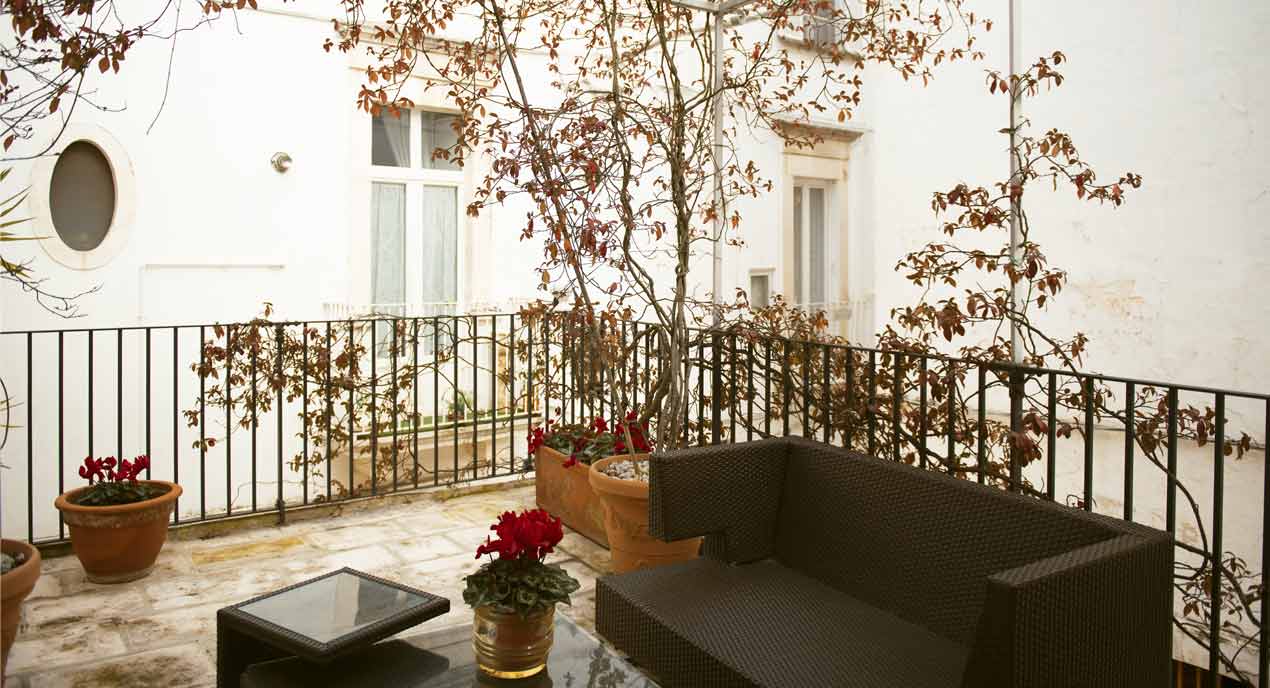 Terrazzino romantico in Suite San Martino