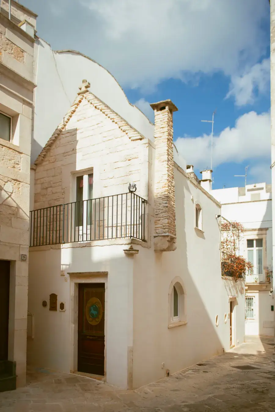 Ingresso della Suite San Martino nel centro storico di Martina Franca