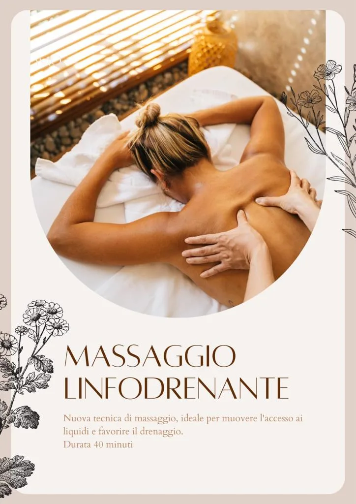 Visual del massaggio linfodrenante