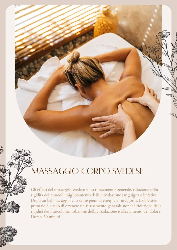 Visual del massaggio corpo svedese
