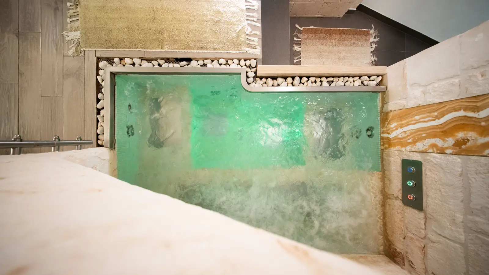SPA privata della Suite San Martino con atmosfera riservata